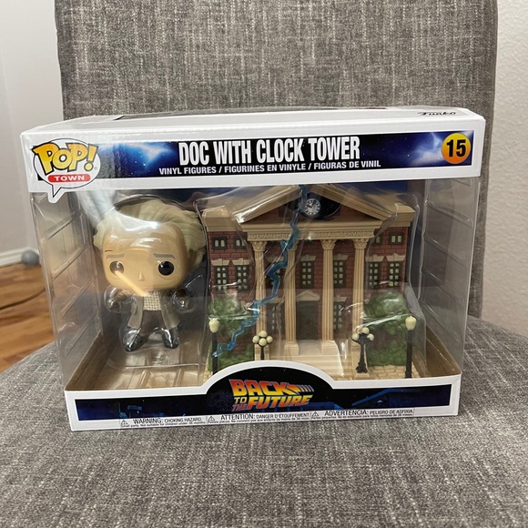 Doc With Clock Tower Back To The Future Funko Town